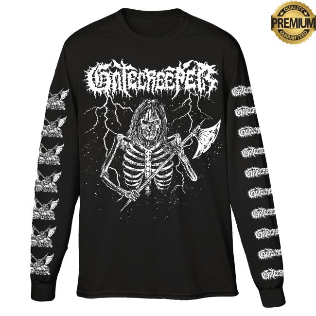 Official Gatecreeper Merch Store Gatecreeper "SKELETAL AXE" LS