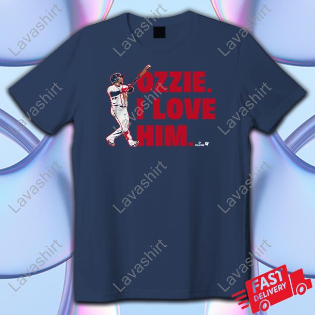Official Breakingt Ozzie Albies I Love Him Shirt