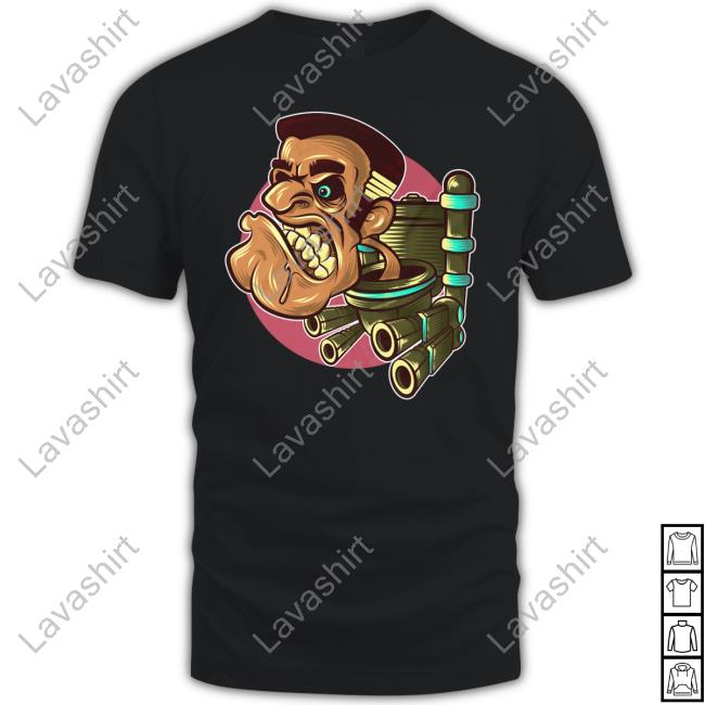Official Dafuqboom Merch Skibidi Toilet Mean Muggin' Shirt