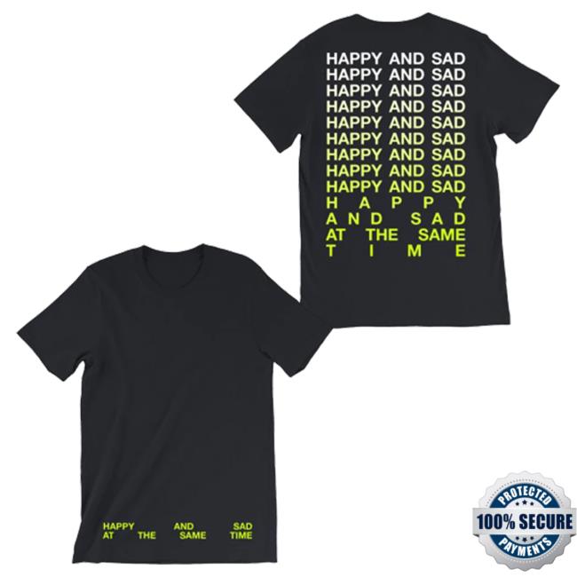 Official Kacey Musgraves Merch Store KaceyMusgraves Happy & Sad Gradient Shirt Kacey Musgraves Apparel Clothing Shop