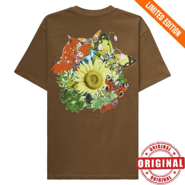Official Dreamville Merch Store Dreamville Floral Tshirt Brn
