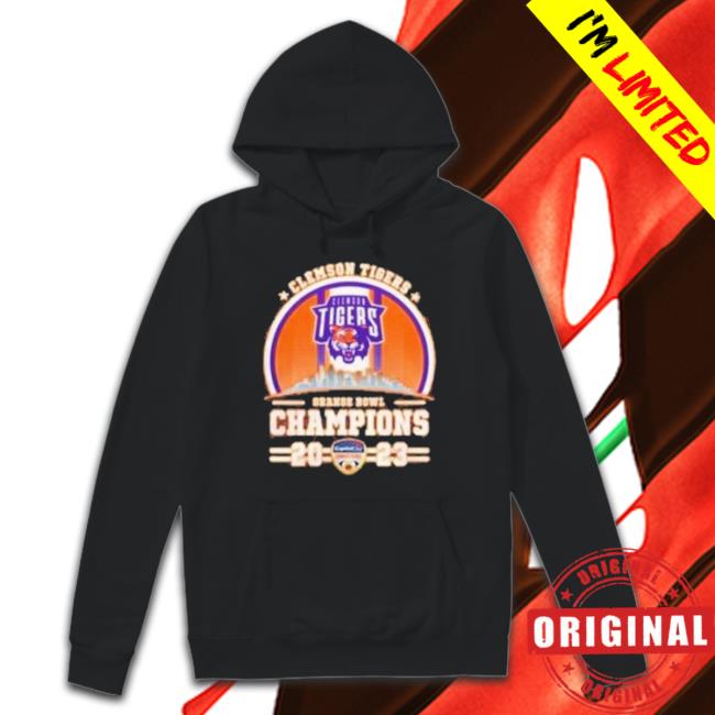 Official Clemson Tigers Orange Bowl Champions 2023 t- shirt