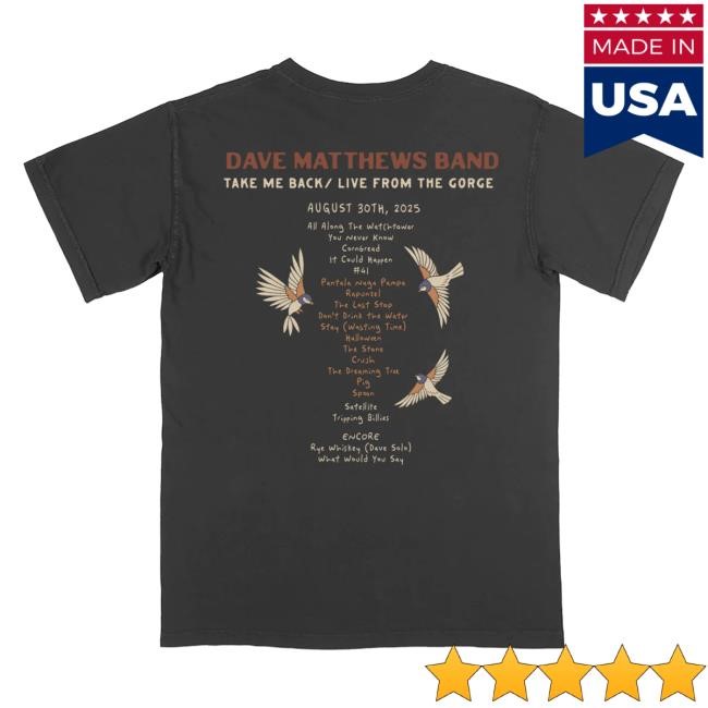 Summer Tour Take Me Back / Live From The Gorge Dave Matthews Band