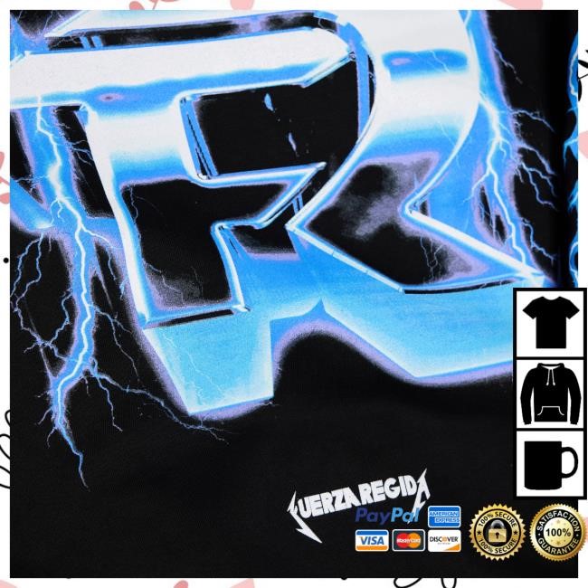 Official Fuerza Regida Merch Store Rocker - Pullover Hoodie Black