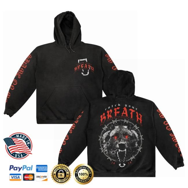 Catch Your Breath Barbed Wolf Hood (Black)