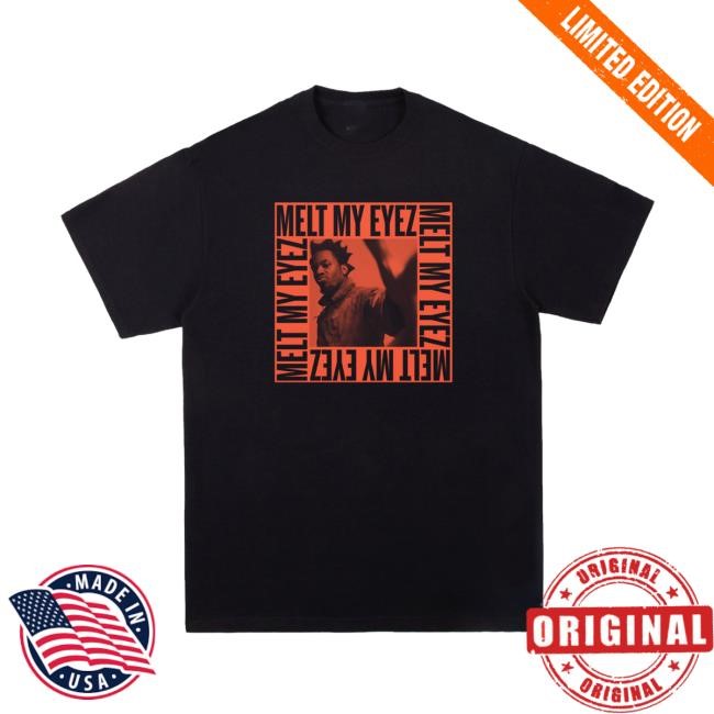 Denzel Curry Official Merch Shop Melt My Eyez Black Top Shirt