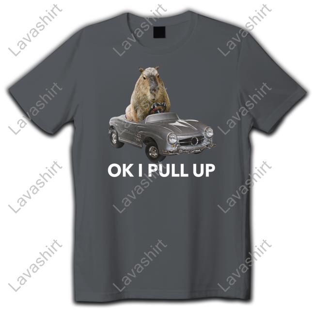 Capy Car Tee Capybara Man Merch