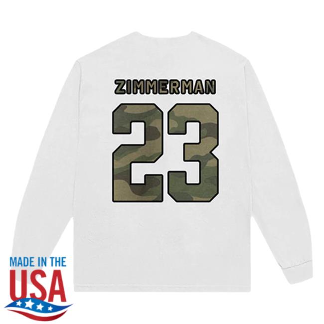 Official Bailey Zimmerman Merch Store Bailey Zimmerman Bz Logo Long-Sleeve - White