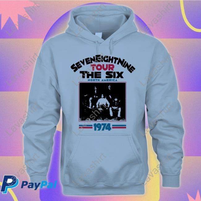 Seven Eight Nine Tour The Six North America 1974 Shirts