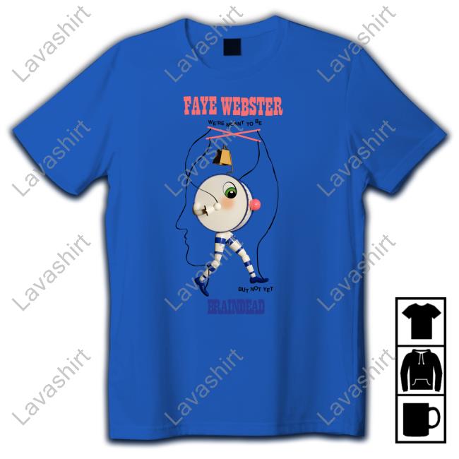 Kung Fu Brain Dead X Faye Webster Drummer Long Sleeve T-Shirt - Denim
