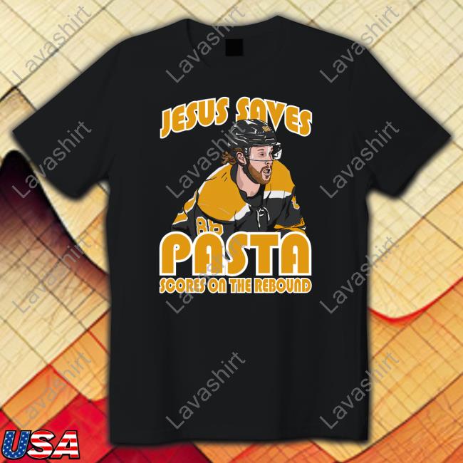 Official Barstool Sports Kfc Radio Merch Jesus Saves Pasta Scores On The Rebound T Shirt