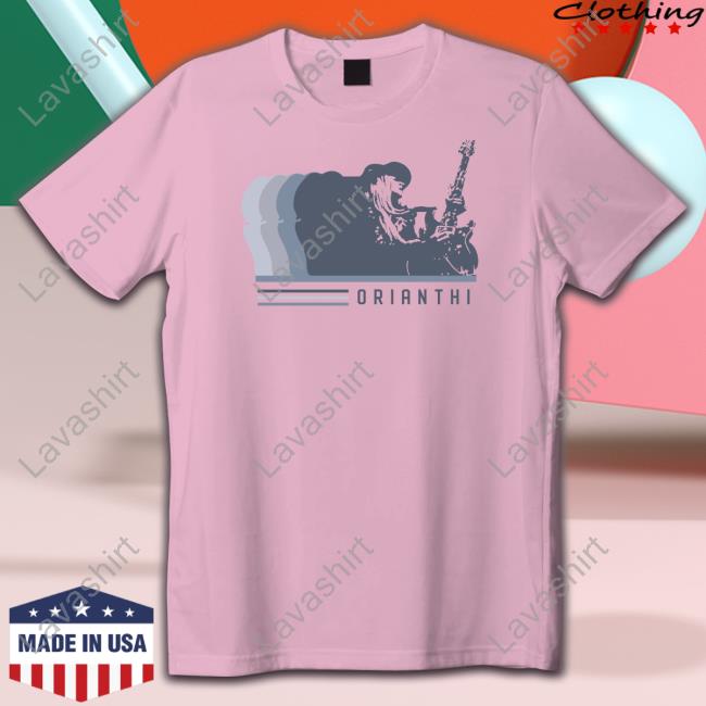 Official Orianthi Blue Silhouette T-Shirt