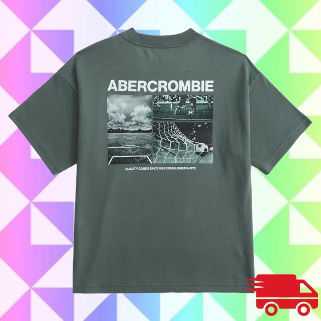 Official Abercrombie And Fitch Shop imagery graphic logo Tees