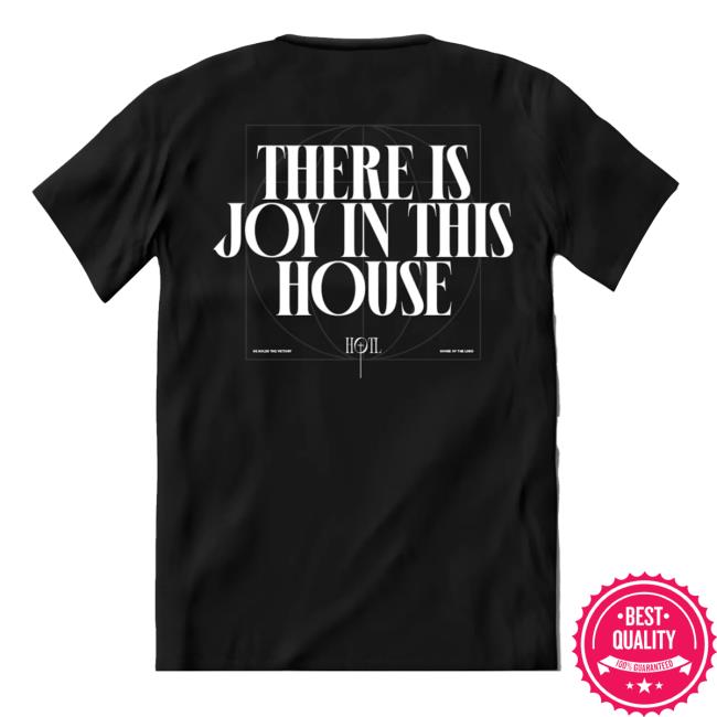 Official Phil Wickham Merch Store Shop Hotl "There Is Joy In The House" Black T-Shirts PhilWickham
