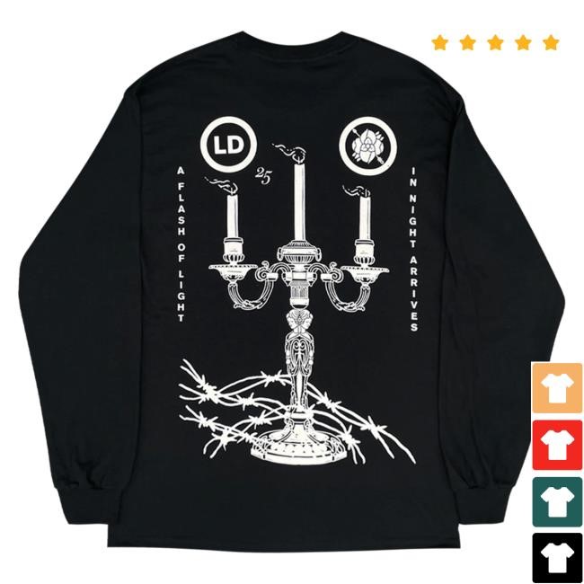 Official Hello Merch La Dispute Candelabra Black Long Sleeve T-Shirts HelloMerch