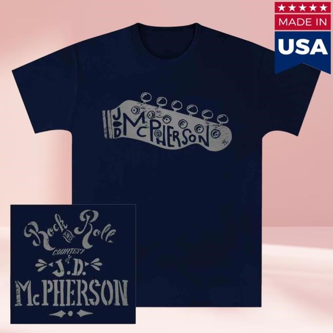 Official JD McPherson Rock And Roll New Shirt