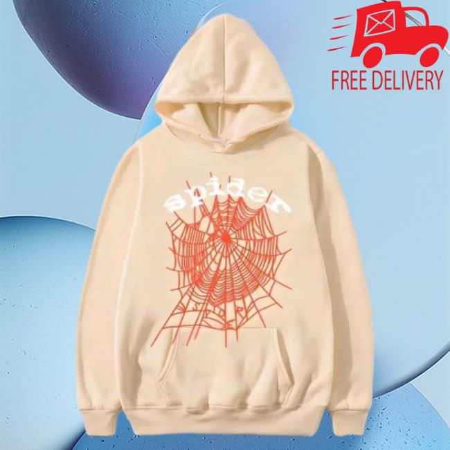 Official Sp5der Clothing Apparel Spider Worldwide By Young Thug Beige Attractive Hoodie Sp5der Merch Store Shop