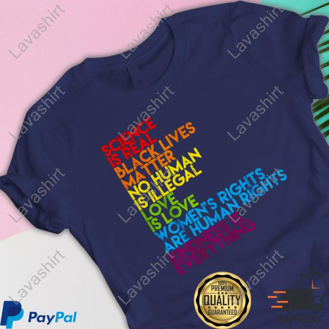 Official Science Is Real Black Lives Matter Shirt