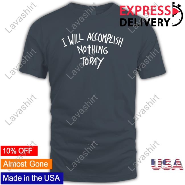 I Will Accomplish Nothing Today Sweater Black