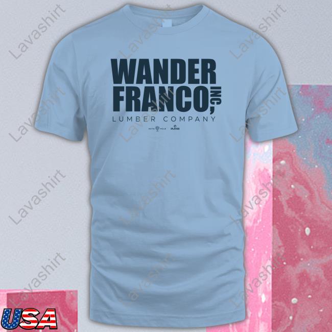 Official Wander Franco Lumber Company Shirts