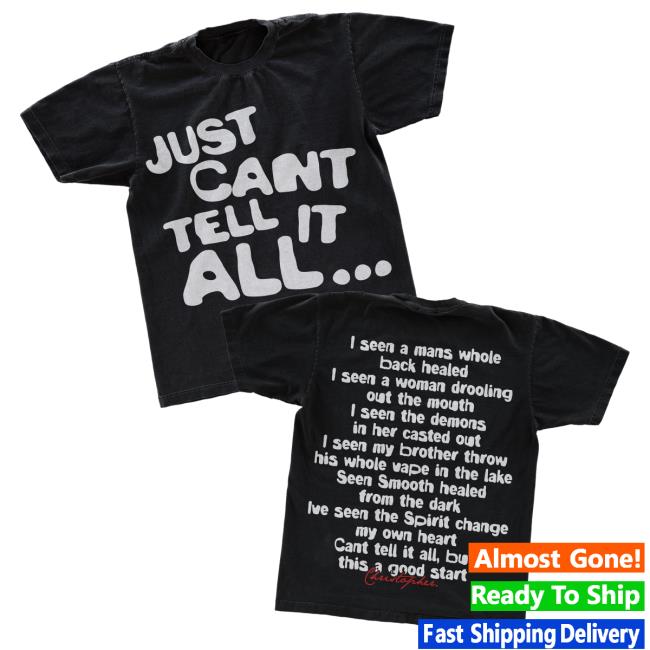 Official Hulvey Merch "Just Can't Tell It All" T-Shirt