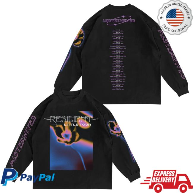 Official MisterWives Merch Store MisterWives Resilience Tour Long Sleeve Tee