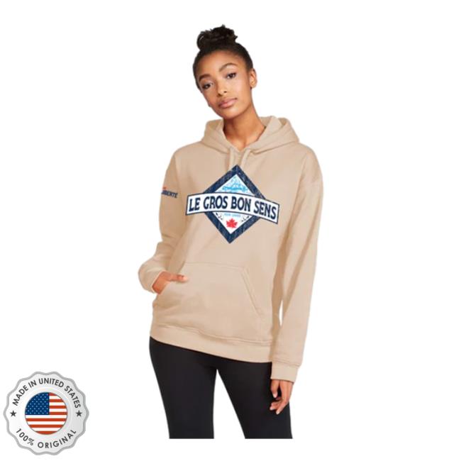 Official Poilievre Conservative Party Of Canada Kangourou Unisexe Le Gros Bon Sens Sand Pullover Sweatshirt