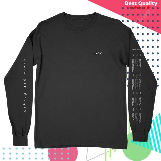 Official Goose The Band Merch CYD Collage Long Sleeve New Shirt Goosetheband
