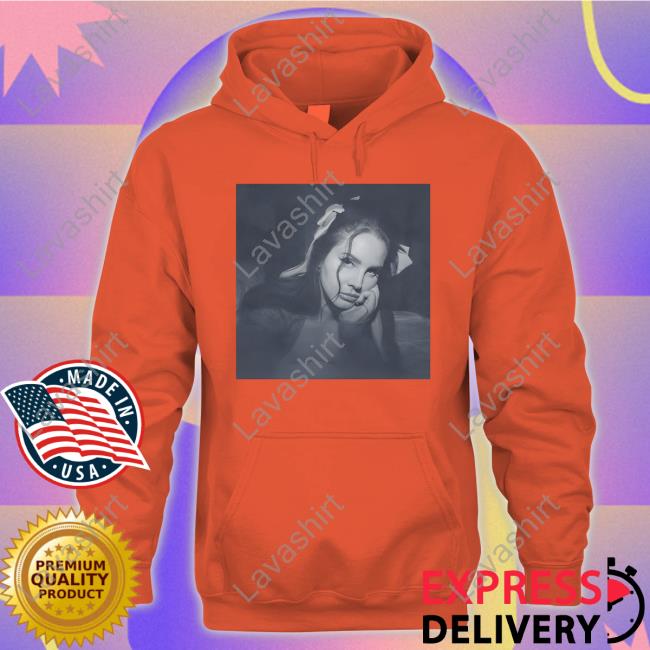 Official Lana Del Rey Under Ocean Blvd In Natural Long Sleeve Tee