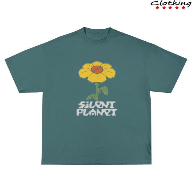 Official Silent Planet Merch Visible Unseen Popover Shirt - Blue Spruce