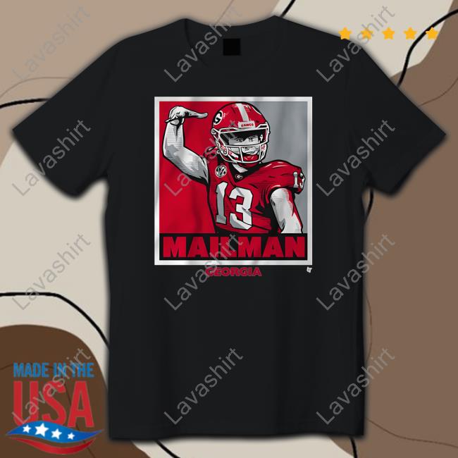 Breakingt Georgia Football Stetson Bennett Iv Mailman Poster Sweatshirt