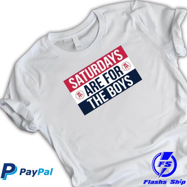 Official Saturdays Are For The Boys Stools Stars Tee Shirts