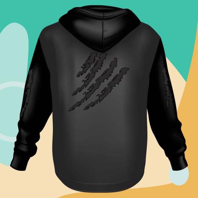 Official 6ix9ine Merch Store Tekashi 6Ix9ine Black Sweater Tata Claw Black