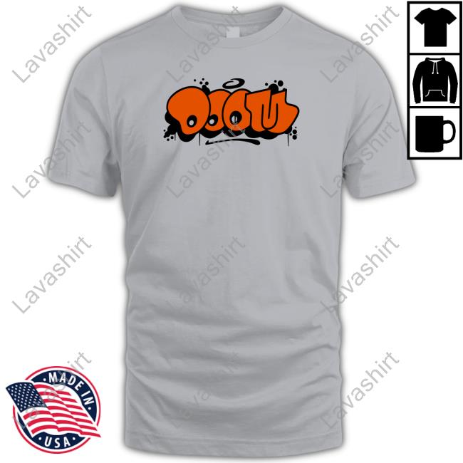 Official Mf Doom Merch Throw Black & Orange Tee