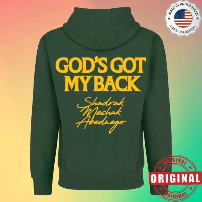 Official Brandon Lake Merch Store God's Got My Back Sweatshirt - Forest Green
