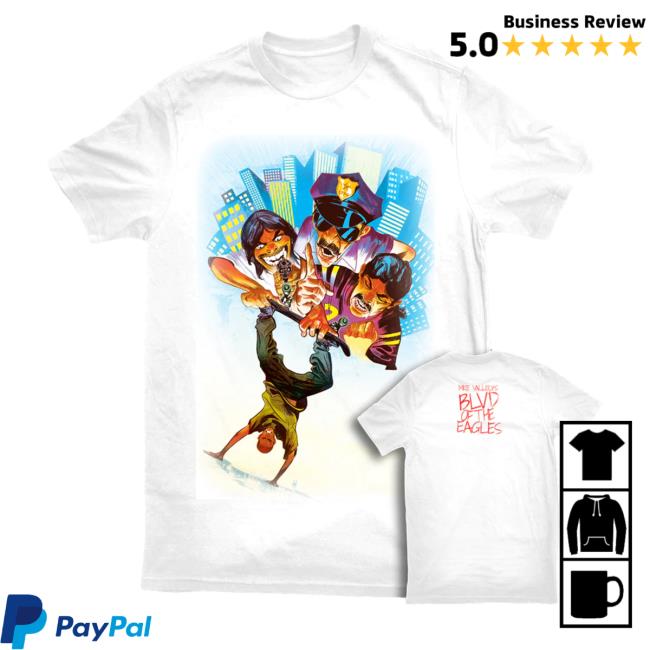Official Mike Vallely Merch Blvd Of The Eagles Tee