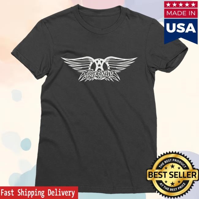 Official Aerosmith Merch Store 50th Logo Vintage Top Shirt