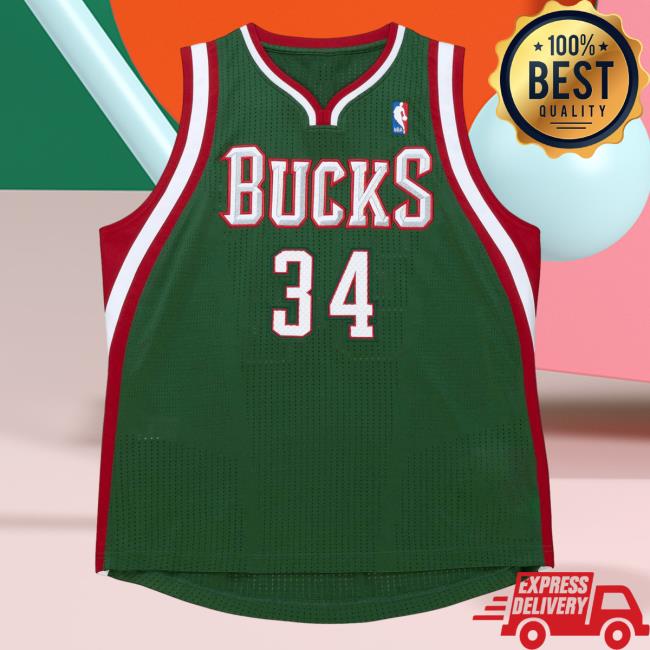 Official Moda3 Mitchell And Ness Bucks Giannis '13-14 Road Jersey Tank T-Shirt