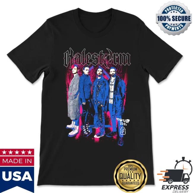Official Halestorm Rocks 2024 Tour Shirt New