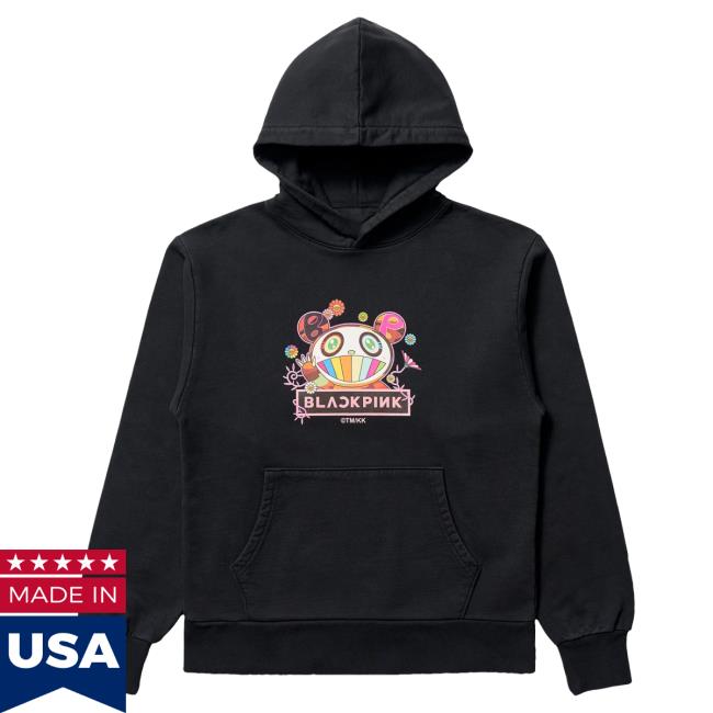 Official Takashi Murakami X Blackpink Flower Garden LS Tee (Vintage Black)
