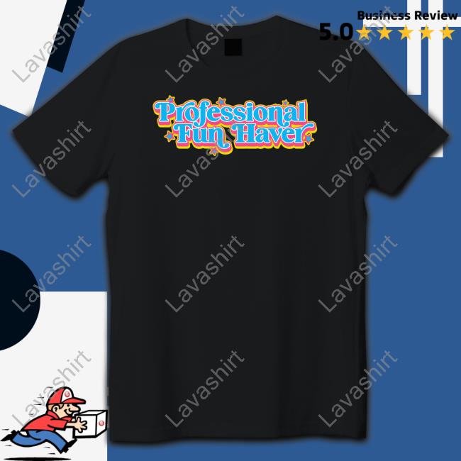 Official Dizzy Dyl Merch Professional Fun Haver Black T Shirt