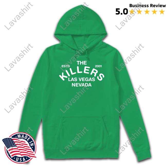 Official The Killers Merch The Estd 2001 Killers Las Vegas Nevada Tee Shirt