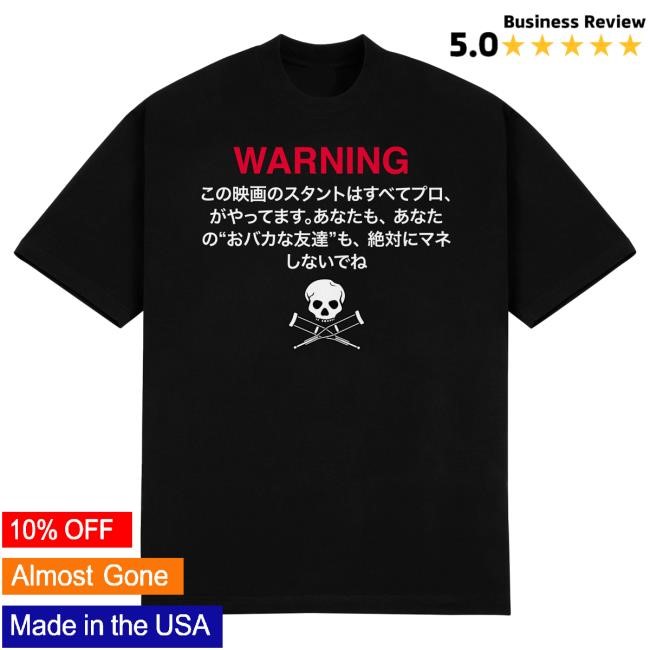 Jackass X Babylon - Warning T Shirt Babylon X Jackass: 25 Years Of Mayhem