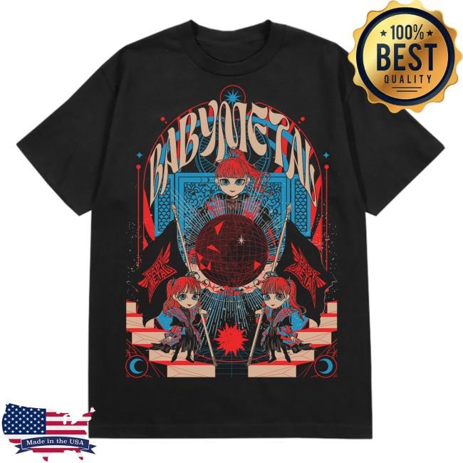 Baby Metal Official Merch Store New World Tour 2024 T Shirt