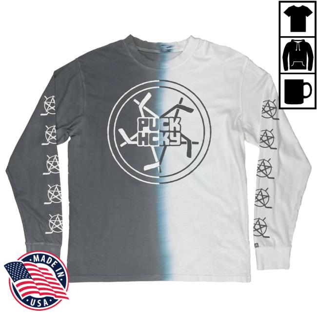 Official Puck Hcky Merch Store Shop Puck Hcky 'Pentastick Lunar' New Long Sleeve Tee