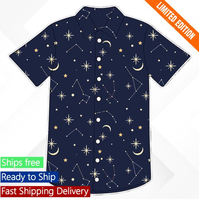 Starlit Sky (Blue) Hawaiian Shirt
