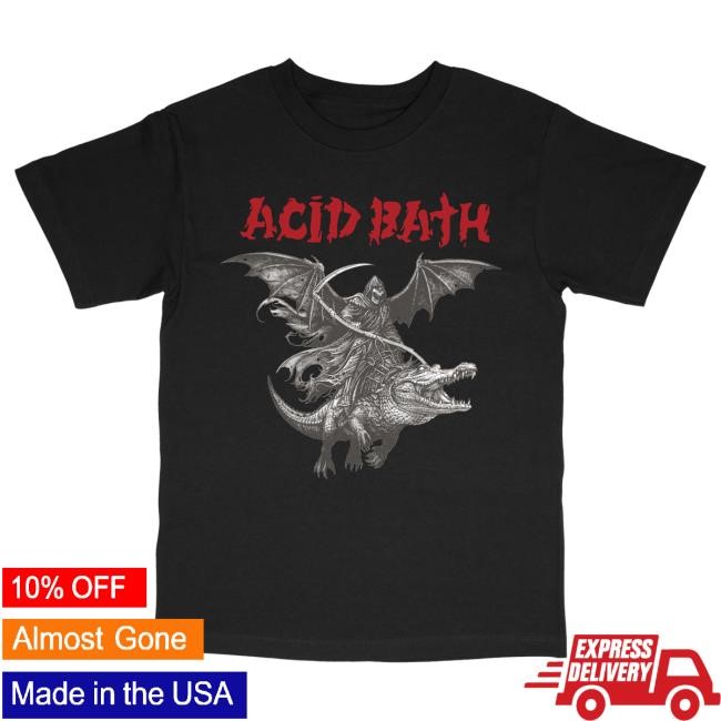 Official Acid Bath Merch Store Alligator Shirts