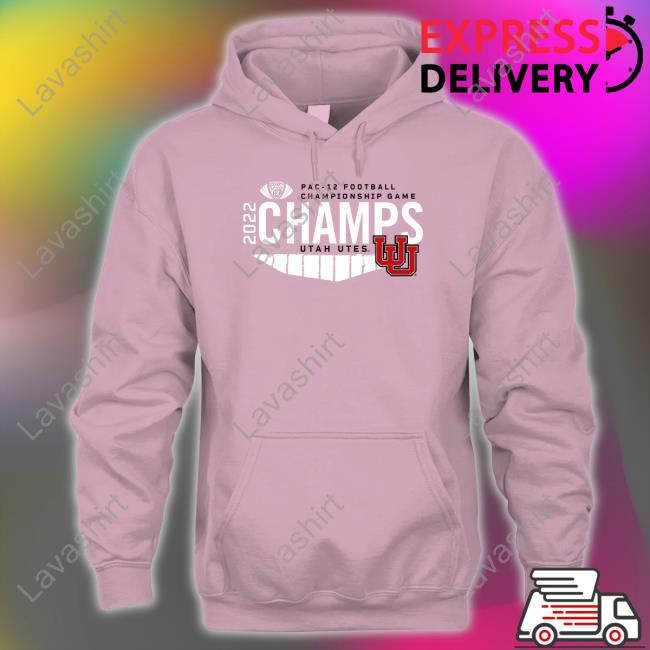 Official Pac-12 Football Championship Game 2022 Champs Utah Utes Hoodie