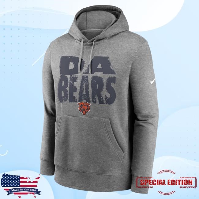 Chicago Bears Nike Club Fleece Hoodie Trend Game Day Drop NFL Us
