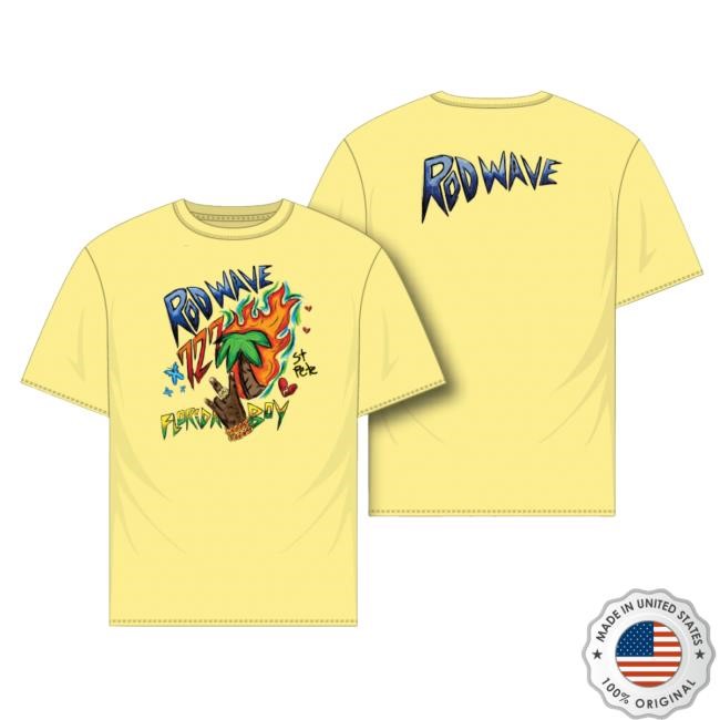 Florida Boy Short Sleeve Tee - Rod Wave Merch Shop